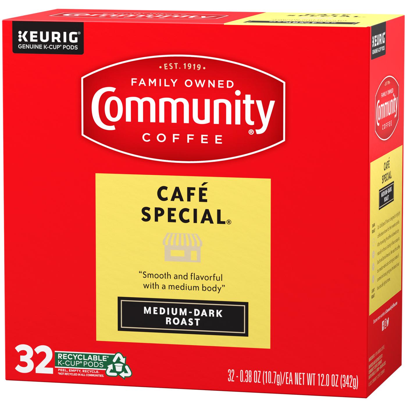 Community Coffee Café Special Medium Dark Roast Single Serve Coffee K Cups; image 6 of 9