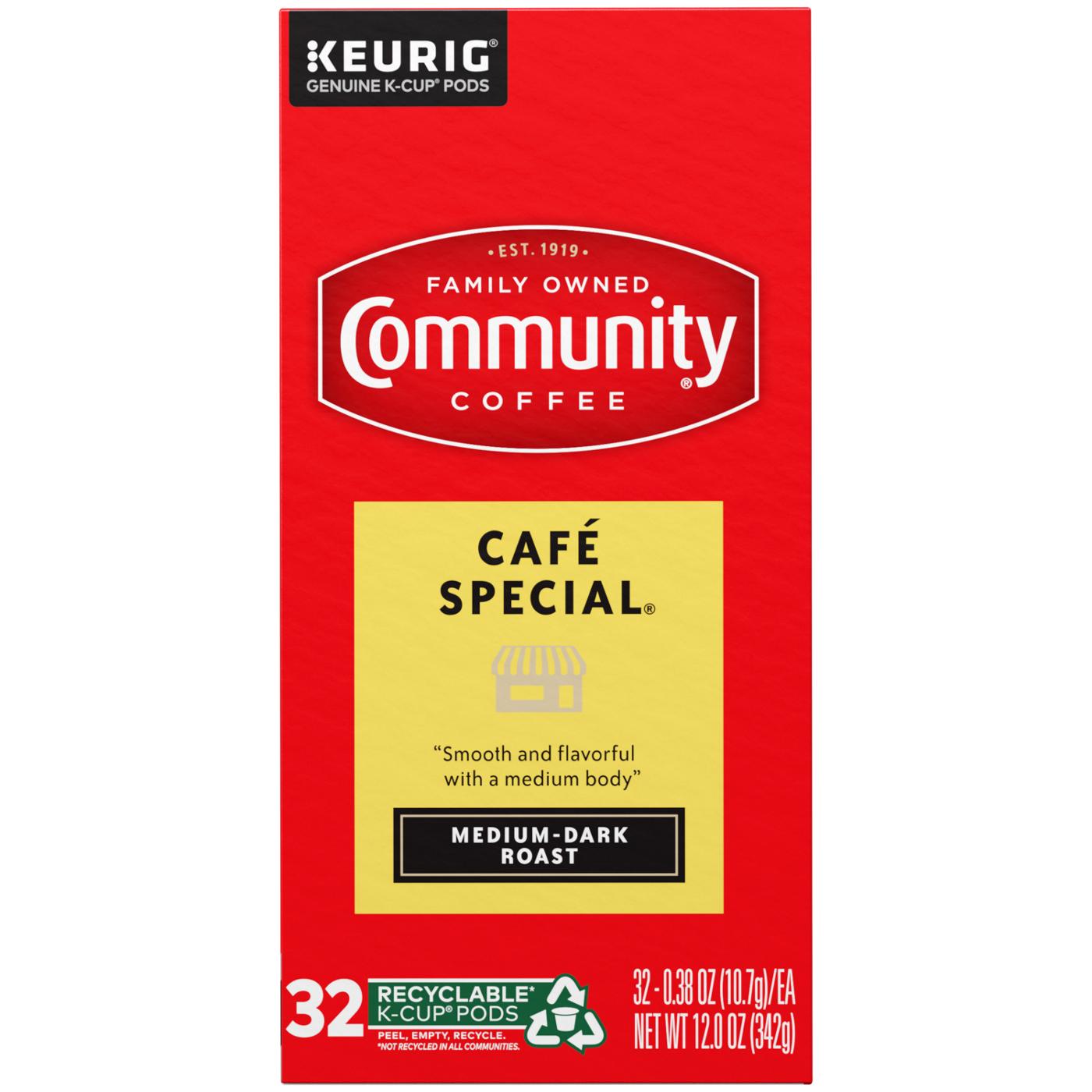 Community Coffee Café Special Medium Dark Roast Single Serve Coffee K Cups; image 9 of 9