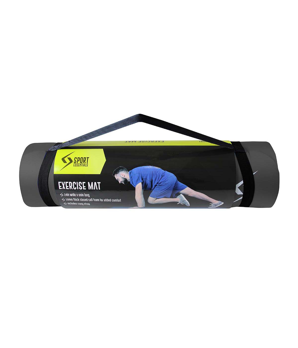 Sport Essentials Gray Exercise Mat, 10mm - Shop Fitness & sporting ...