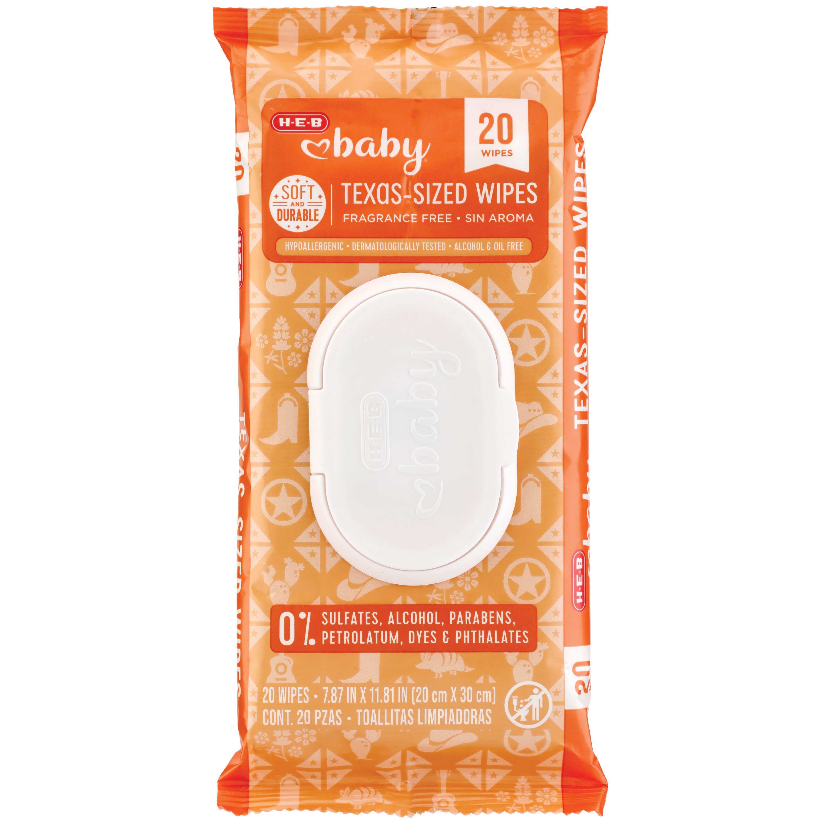 H-E-B Baby Fragrance Free Baby Wipes 3 Pk - Shop Baby Wipes at H-E-B