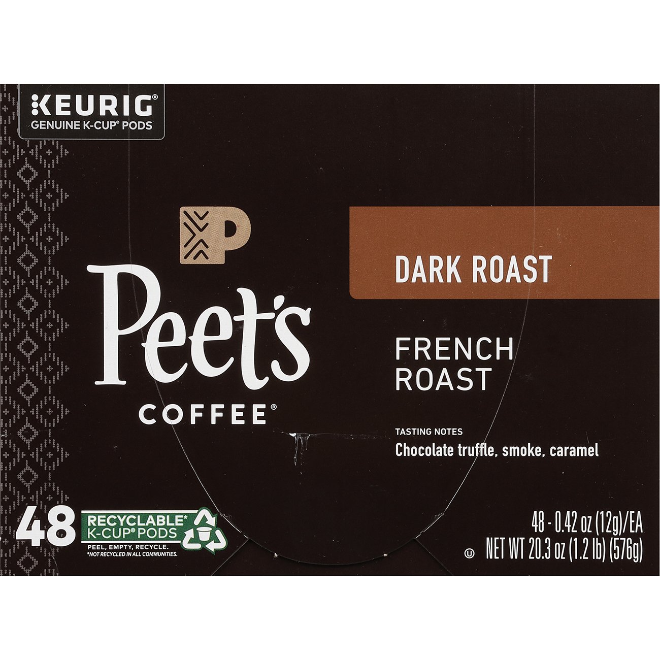 Peet's Coffee French Roast Kcup Pods - Shop Coffee at H-E-B