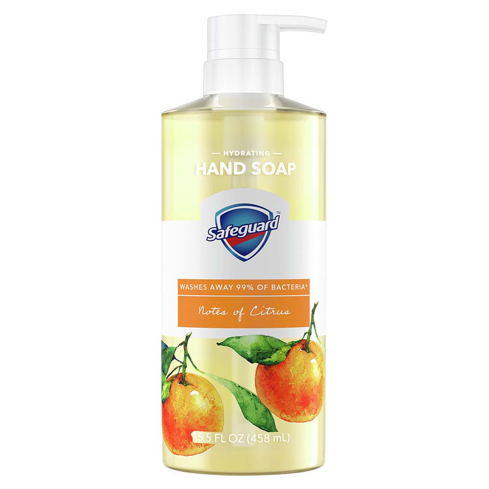 Safeguard Notes of Citrus Hydrating Hand Soap Shop Bath & Skin Care