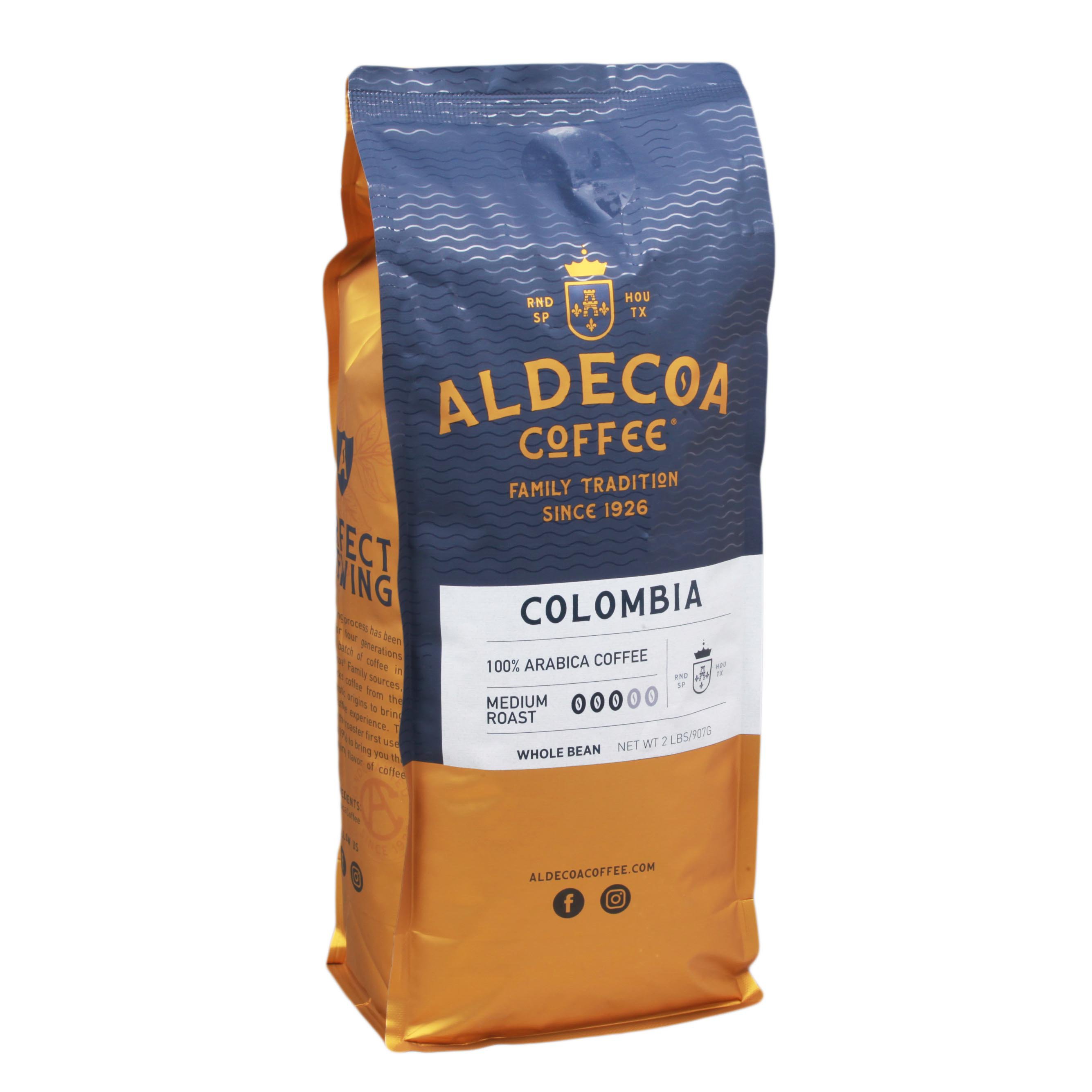 Aldecoa Colombia Medium Roast Whole Bean Coffee - Shop Coffee at H-E-B