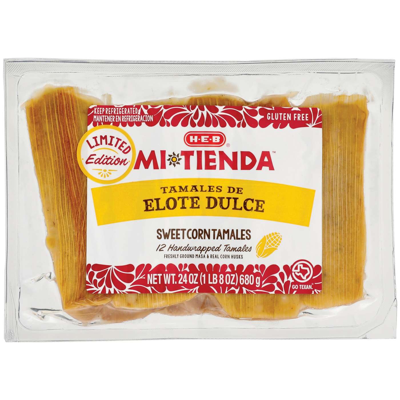 H-E-B Mi Tienda Sweet Corn Tamales de Elote Dulce; image 1 of 2