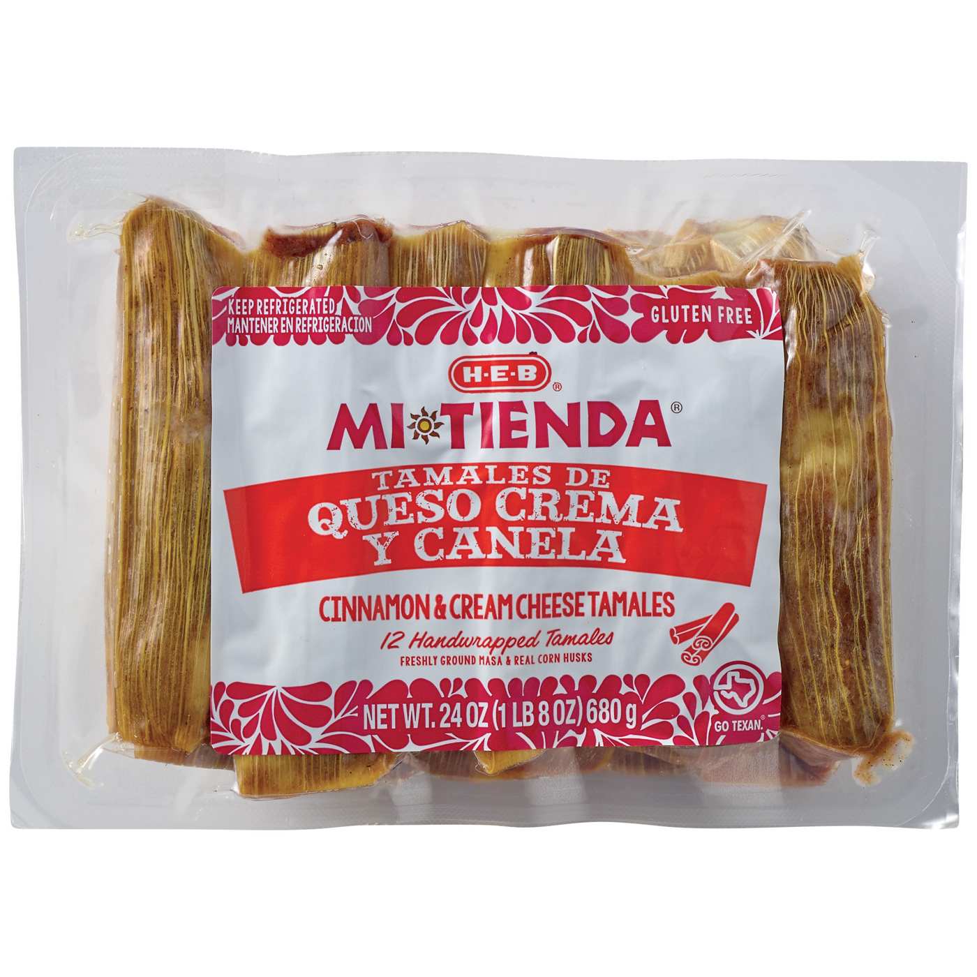 H-E-B Mi Tienda Cinnamon Cream Cheese Tamales; image 1 of 2