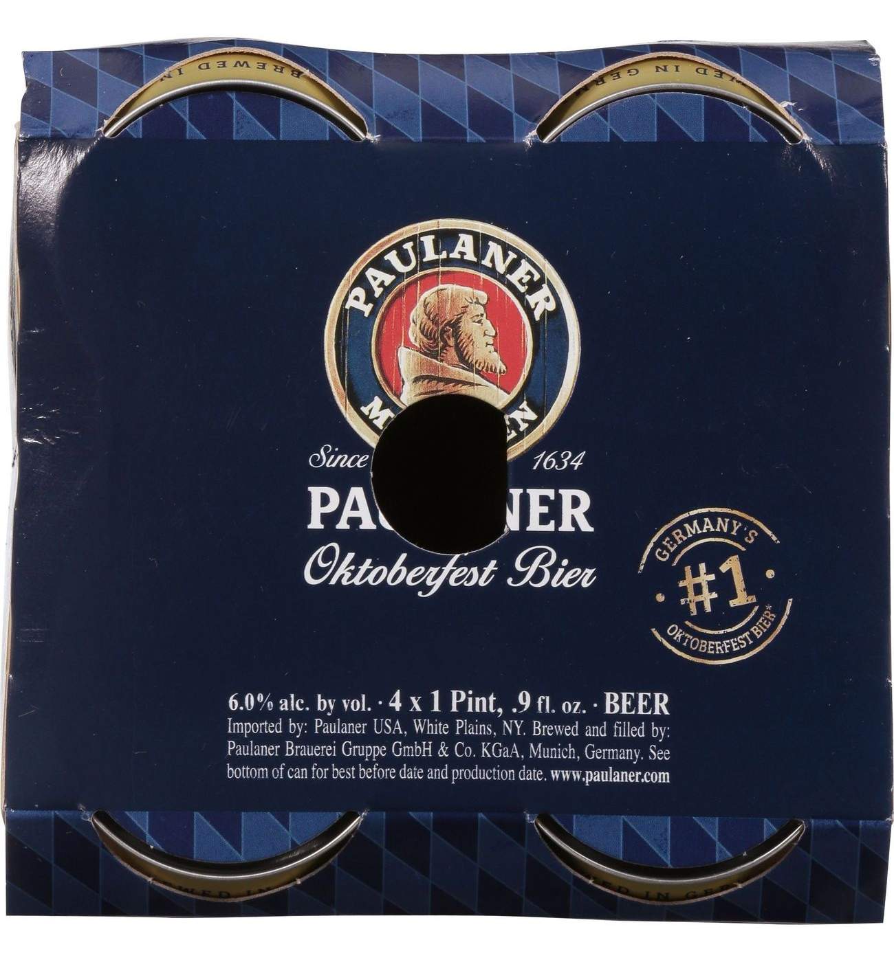 Paulaner Original Oktoberfest Bier German Beer 4 pk Cans; image 2 of 4