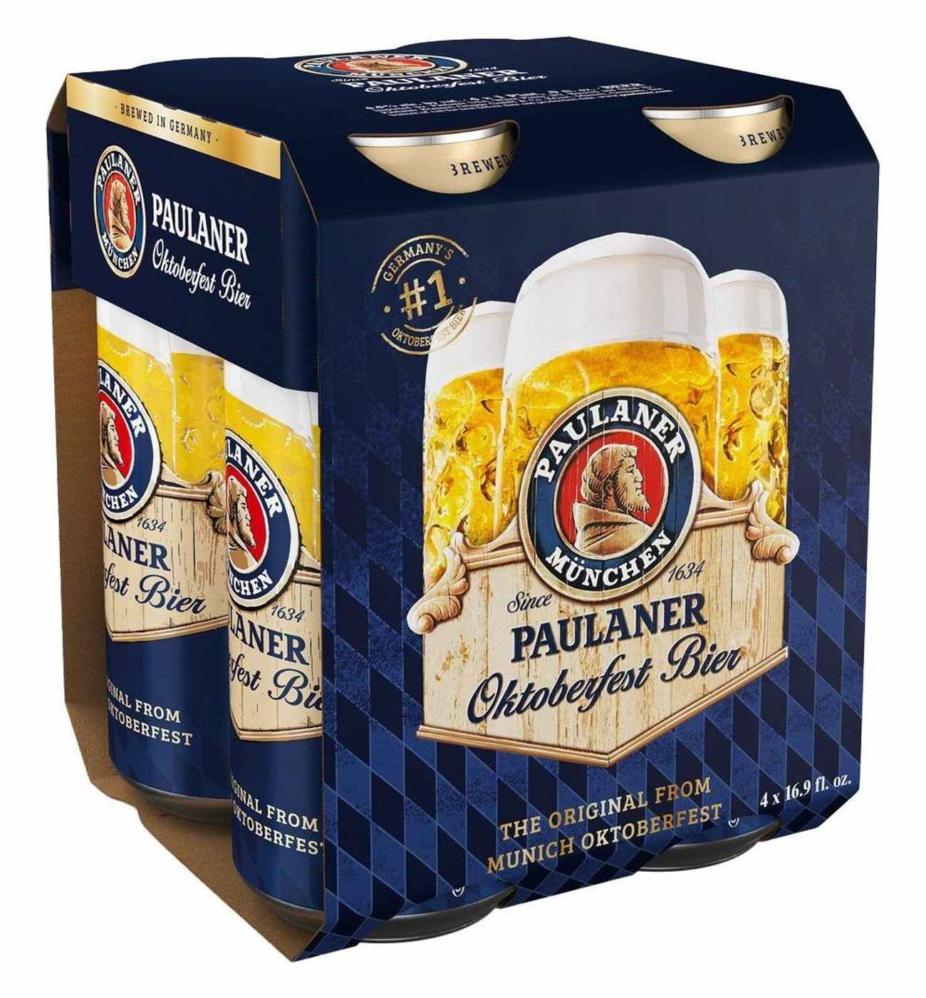 Paulaner Original Oktoberfest Bier German Beer 4 pk Cans; image 4 of 4