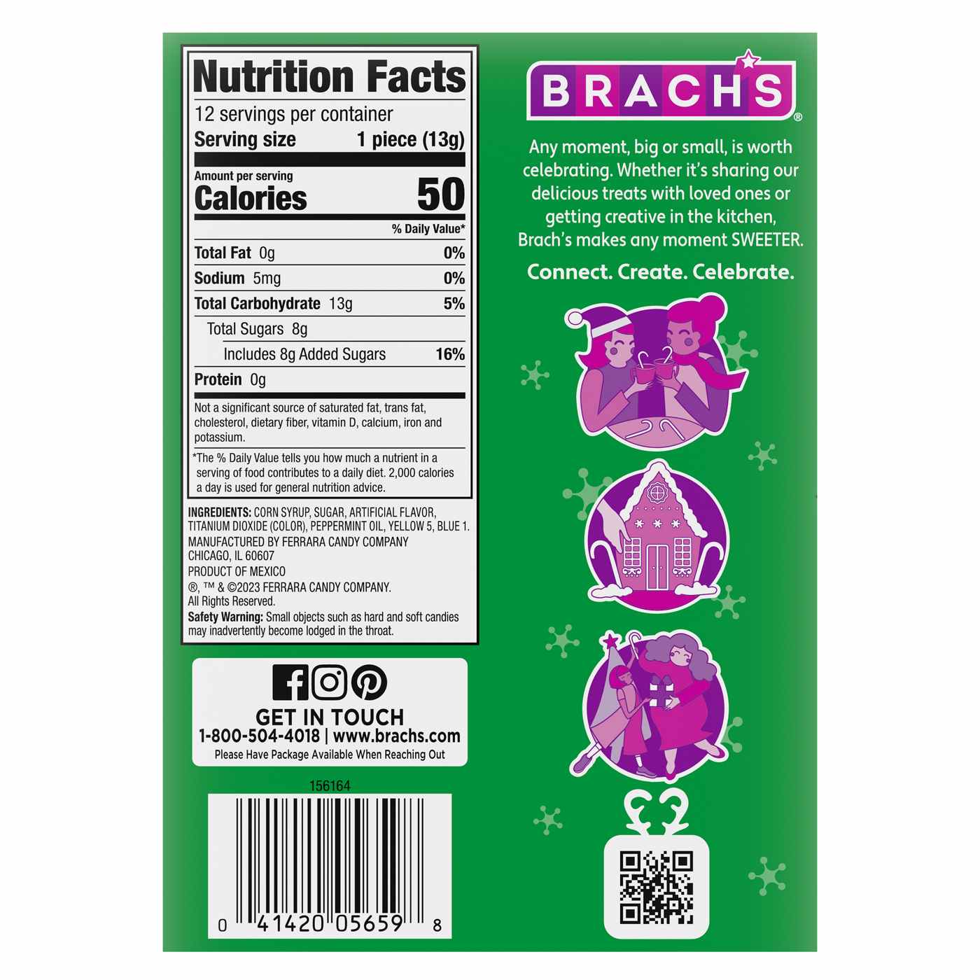 Brach's Wintergreen Flavor Candy Canes; image 2 of 3