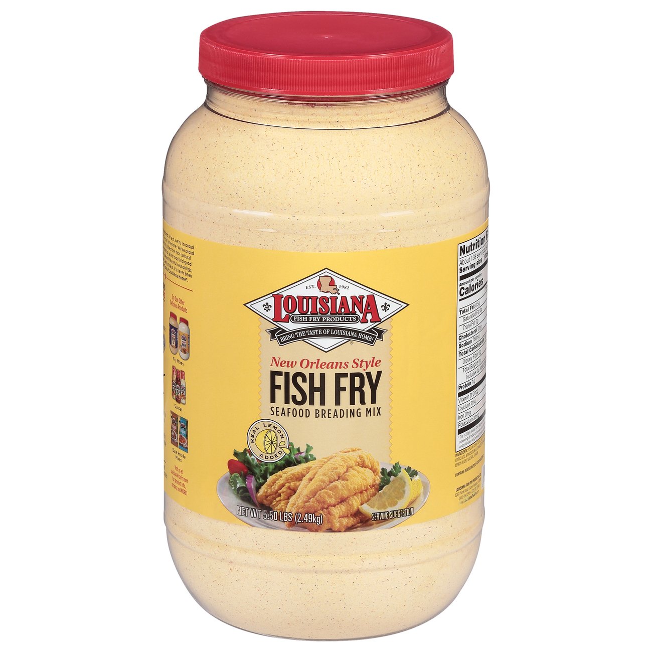 Louisiana Fish Fry Products New Orleans Style Seafood Breading Mix Shop Breading & Crumbs at HEB