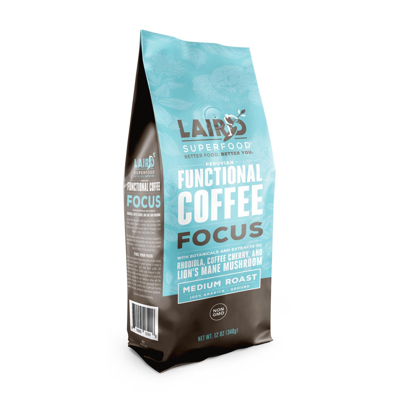 Laird Superfood Functional Coffee Focus Medium Roast Ground Coffee; image 1 of 2