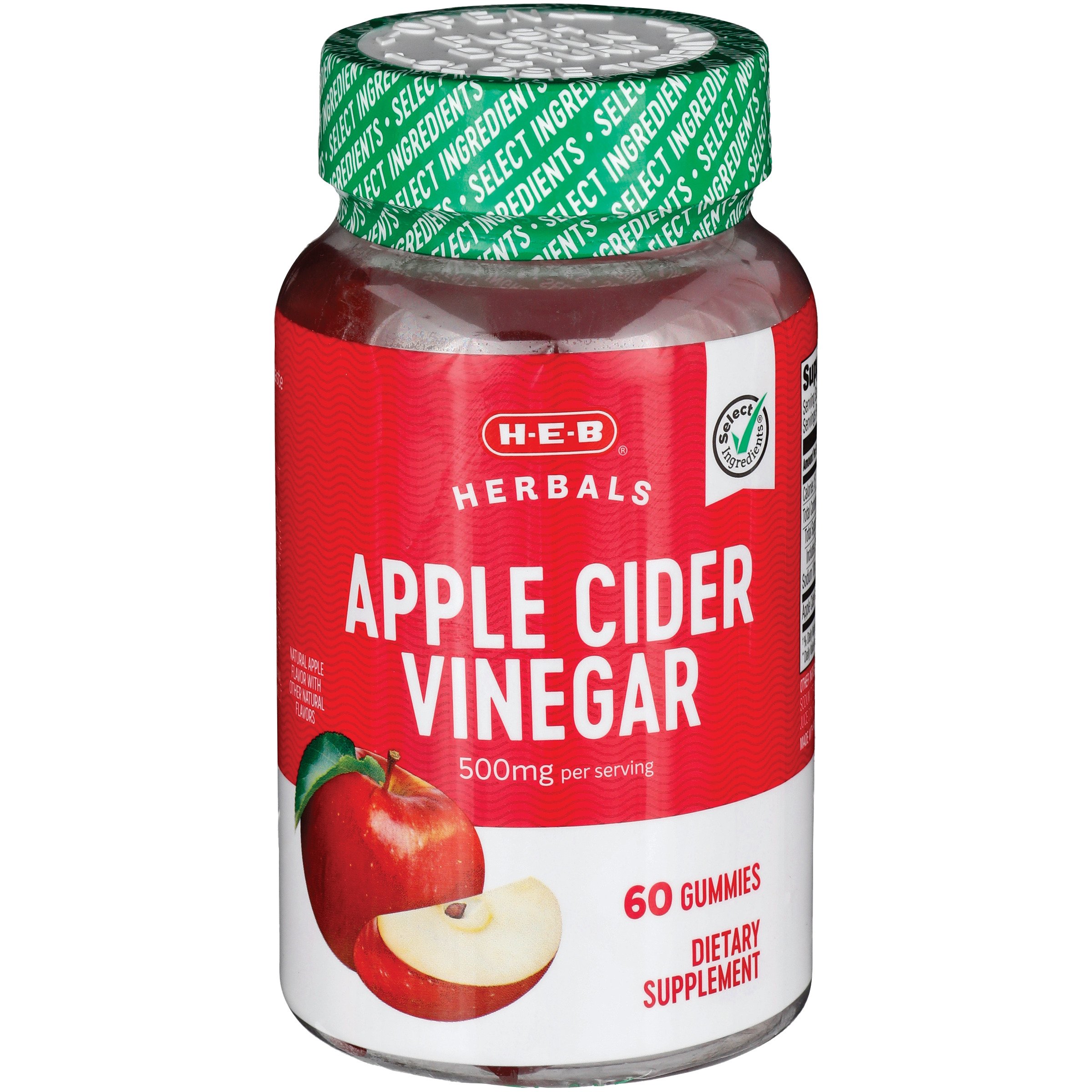 HEB Herbals Apple Cider Vinegar Gummies Shop Diet & Fitness at HEB