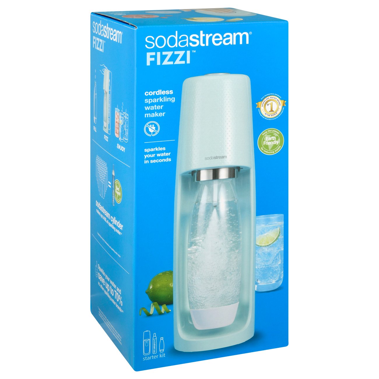 SodaStream Fizzi One Touch Sparkling Water Maker - Thumbnail 3