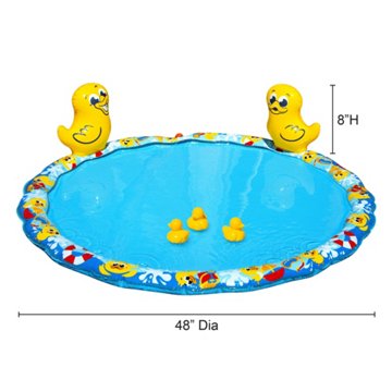 Banzai Jr. Duck Duck Water Splash Pool, 48"