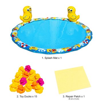 Banzai Jr. Duck Duck Water Splash Pool, 48"