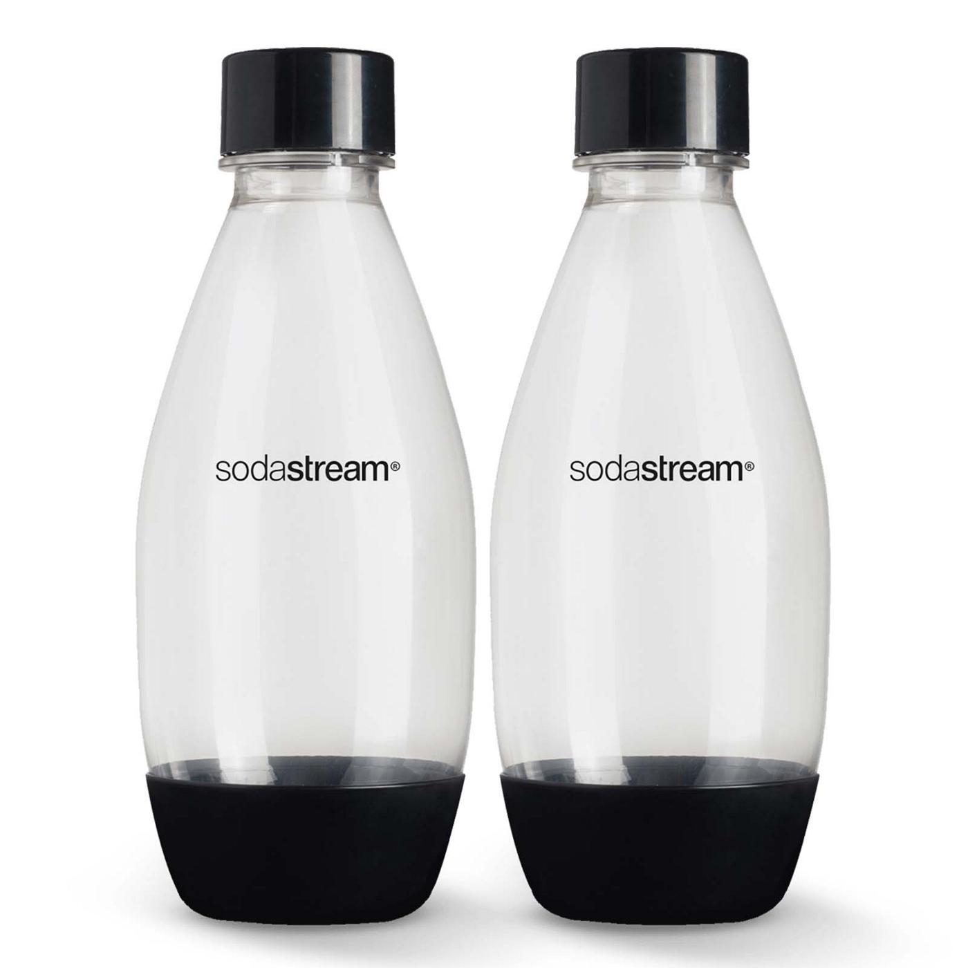 SodaStream Slim Carbonating Bottles - Black; image 2 of 2