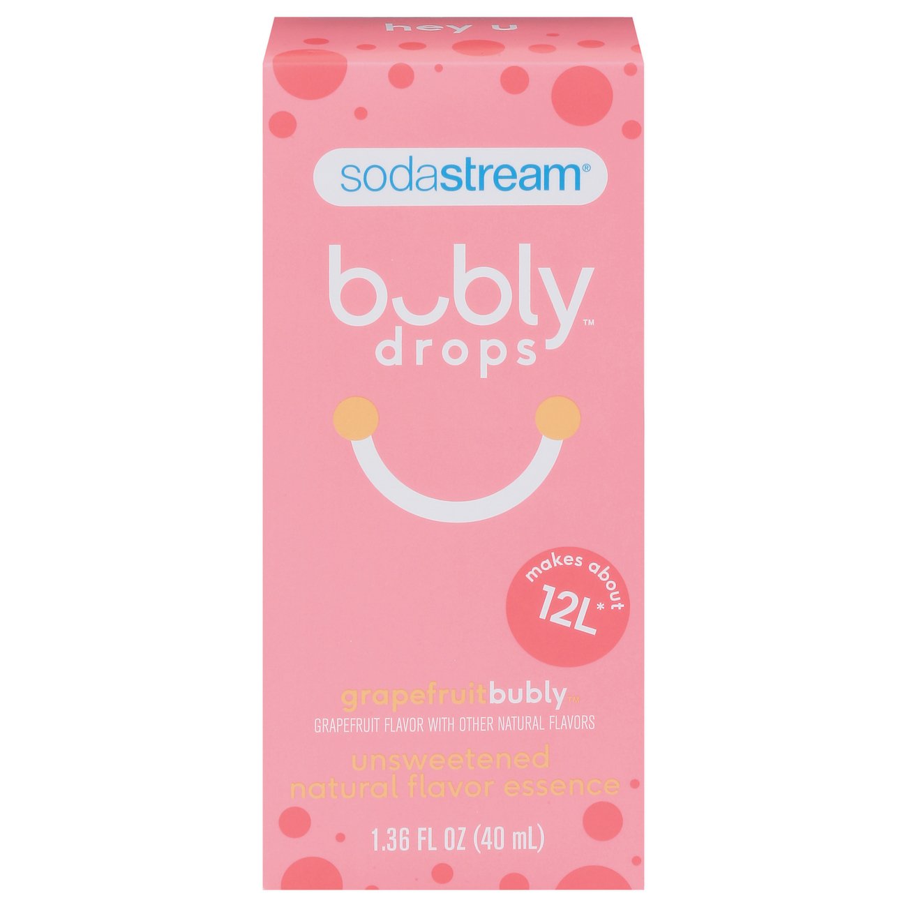 SodaStream Bubly Drops Grapefruit Shop Water filters at HEB