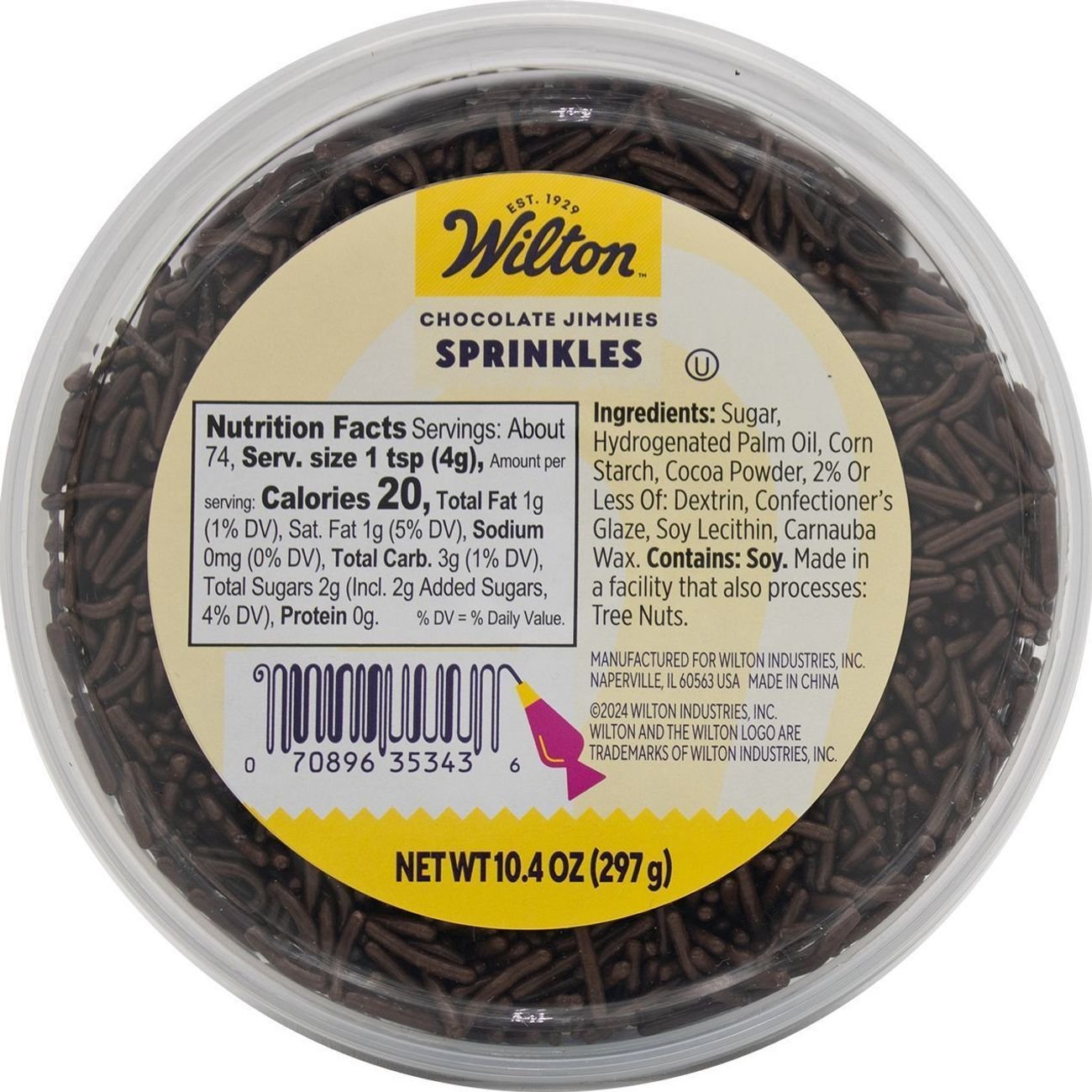 Wilton Chocolate Jimmies Shop Baking Ingredients at HEB