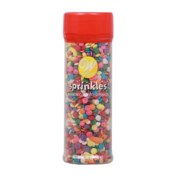 Wilton Rainbow Confetti Sprinkles, 3.38 oz