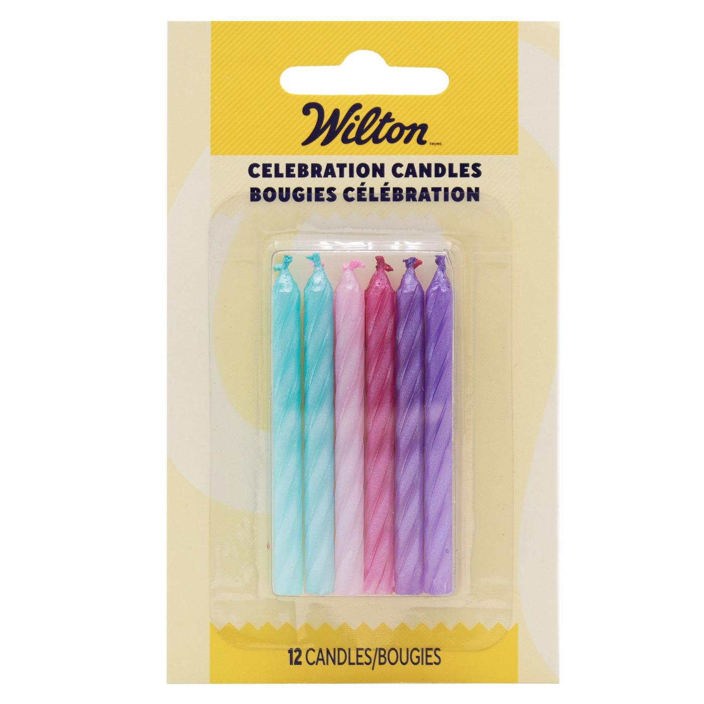 Wilton Metallic Unicorn Birthday Candles; image 1 of 2
