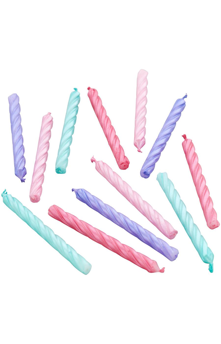 Wilton Metallic Unicorn Birthday Candles; image 2 of 2