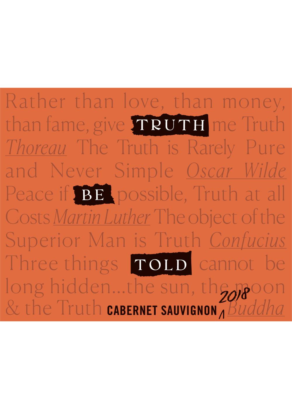 Truth Be Told Cabernet Sauvignon; image 3 of 3