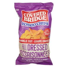 Covered Bridge All Dressed Crinkle Cut Potato Chips, 6 oz | Central Market  - Really Into Food