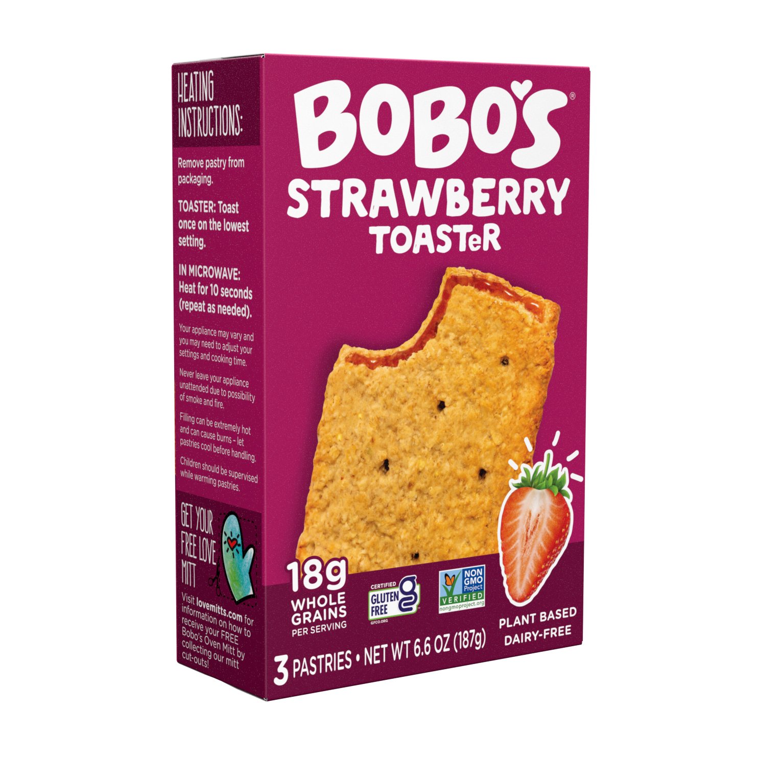 Bobo's Strawberry Toaster Pastries Shop Toaster pastries at HEB