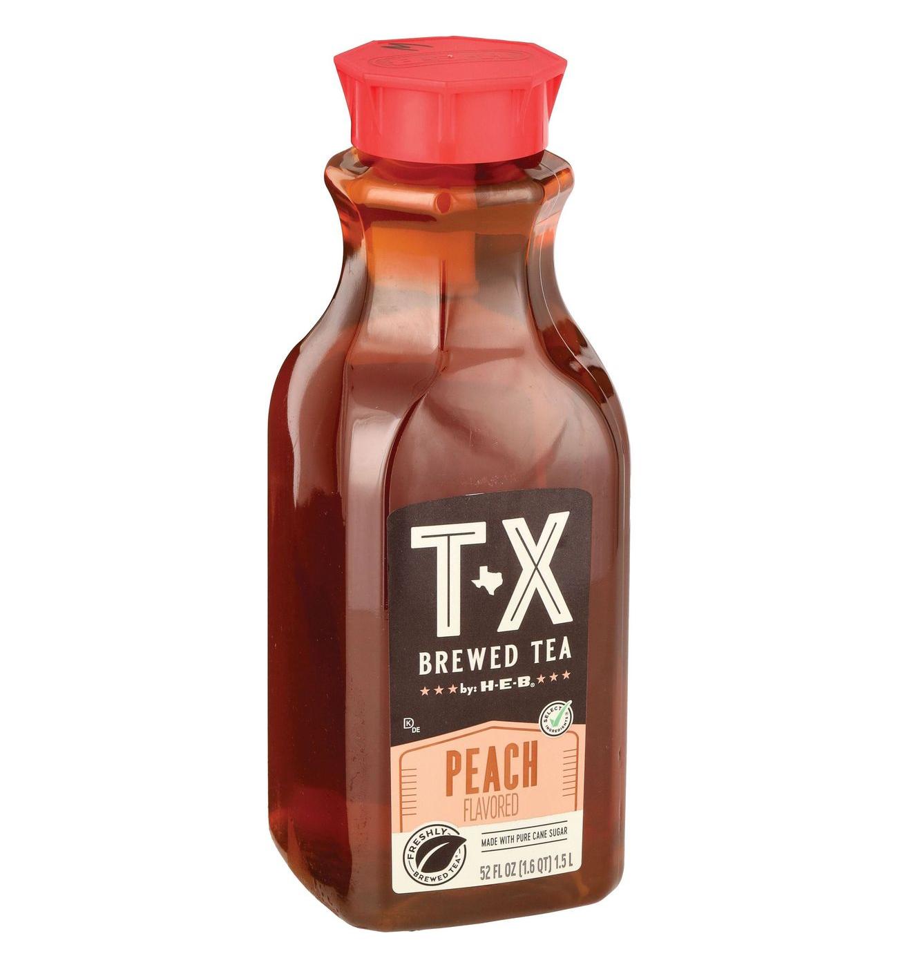 H-E-B TX Brewed Peach Tea; image 2 of 6