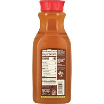 H-E-B TX Brewed Lemonade & Sweet Tea, 52 oz