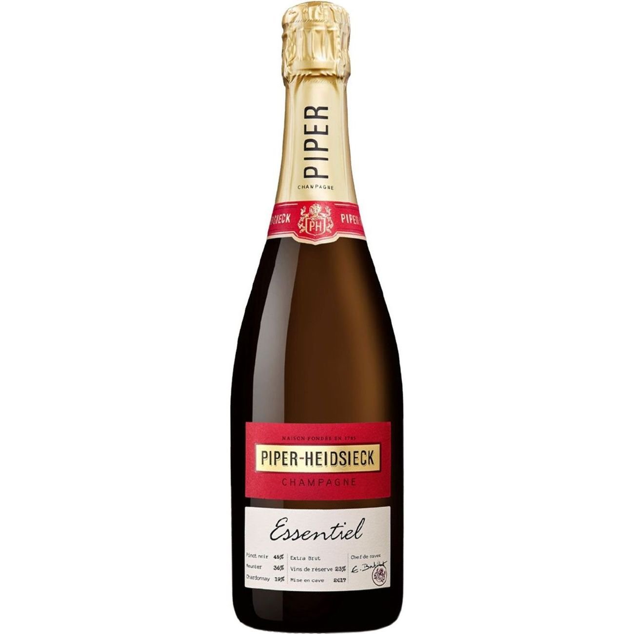 Piper Heidsieck Essentiel Brut Champagne France Sparkling Wine, 750 mL