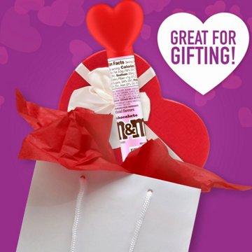M&M'S Milk Chocolate Valentine's Heart Gift Cane