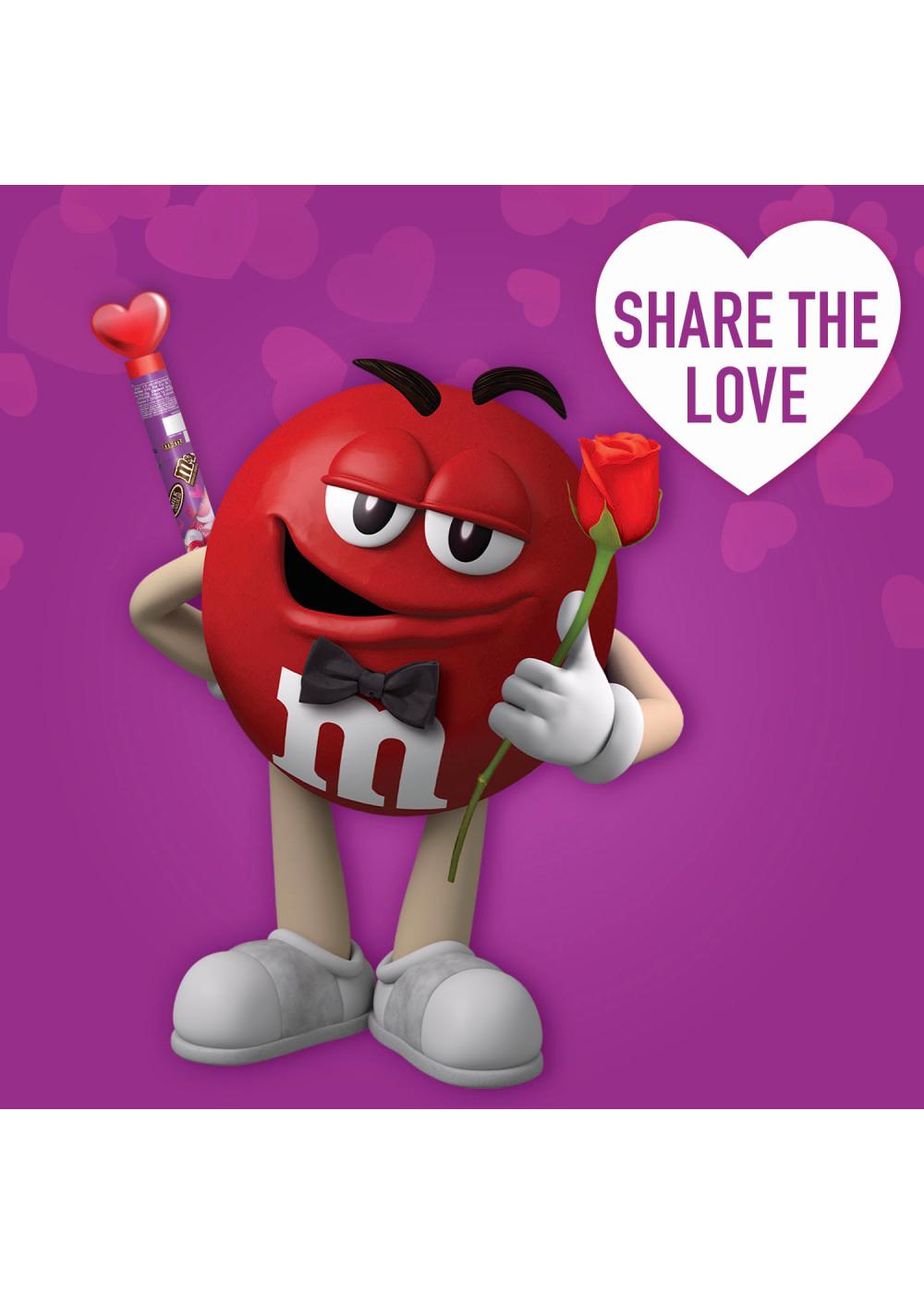 M&M'S Milk Chocolate Valentine's Candy Tube; image 2 of 7