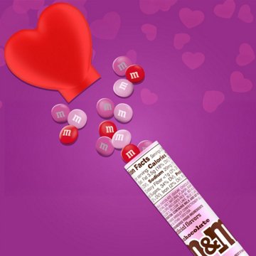 M&M'S Milk Chocolate Valentine's Heart Gift Cane