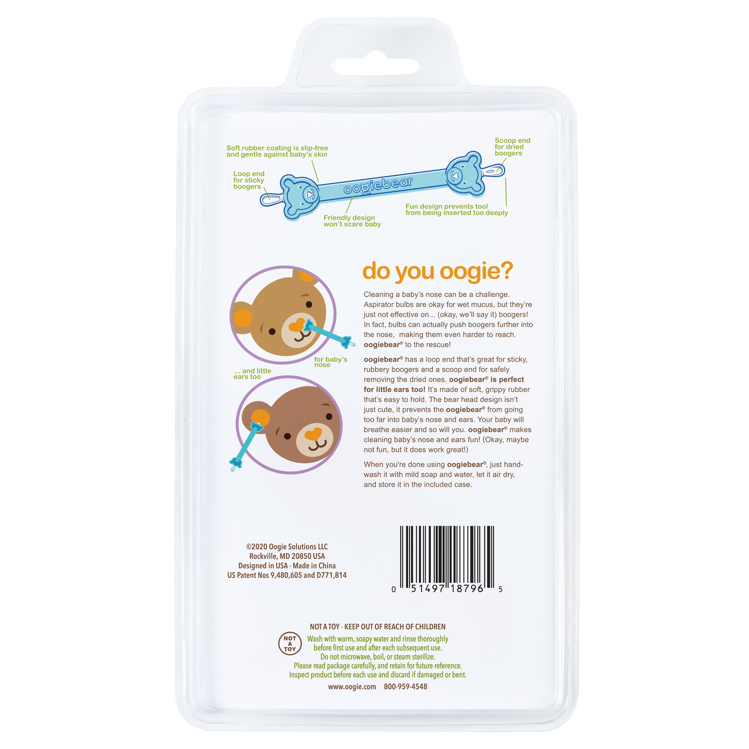 Oogiebear Baby Booger Picker with Case - Shop Medical Devices & Supplies at  H-E-B