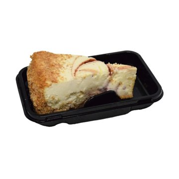 Cotton Blues Cheesecake Company Strawberry Swirl Cheesecake Slice , 6 oz