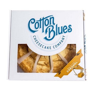 Cotton Blues Cheesecake Company Sea-Salted Caramel Swirl Cheesecake, 76 oz