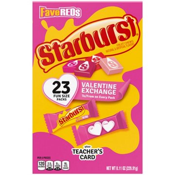 Starburst Favereds Fun Size Valentine's Candy