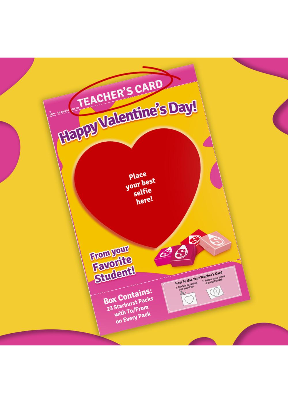 Starburst FaveReds Candy Valentine Exchange Packs; image 5 of 7