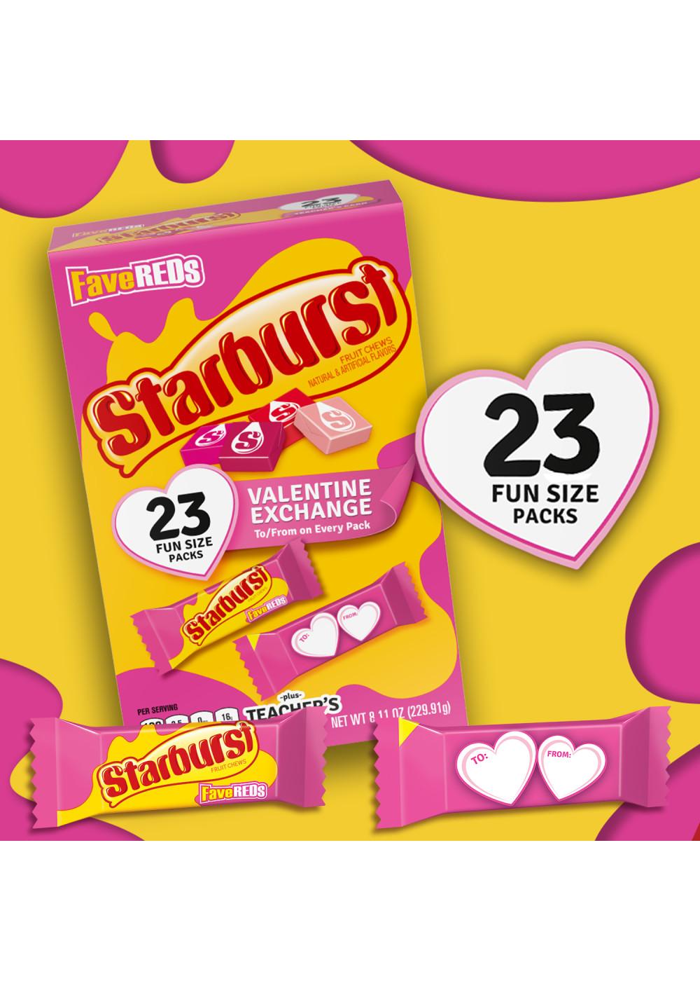 Starburst FaveReds Candy Valentine Exchange Packs; image 6 of 7