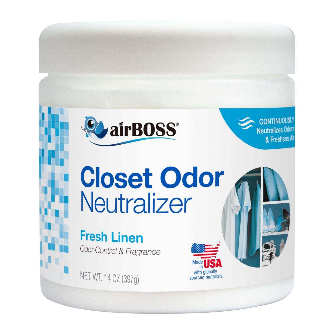 airBOSS Closet Odor Neutralizer - Fresh Linen; image 1 of 2