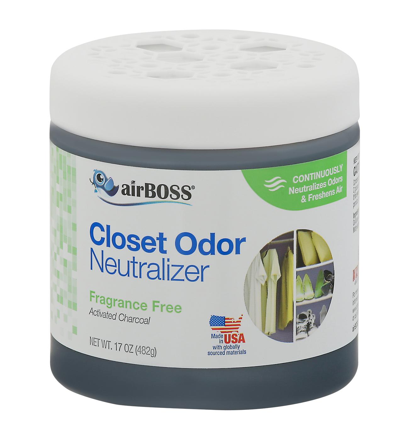 airBOSS Closet Odor Neutralizer Fragrance Free Shop Air fresheners