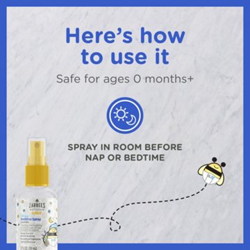 Zarbee's Baby Calming Bedtime Spray - Lavender & Chamomile
