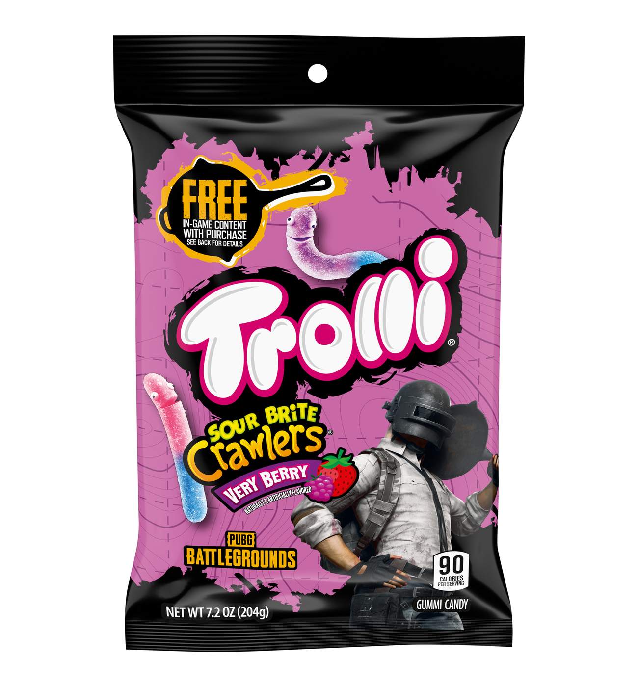 Trolli Very Berry Sour Brite Crawlers; image 1 of 2