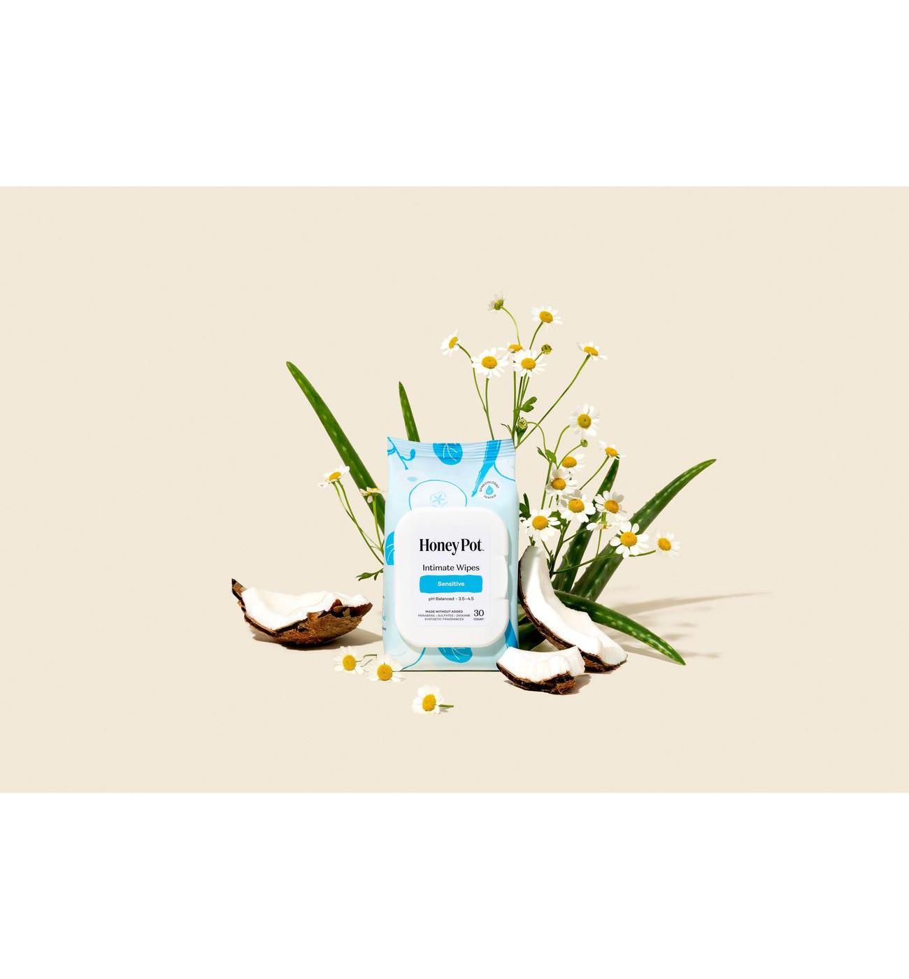 The Honey Pot Intimate Daily Wipes - Sensitive; image 5 of 5