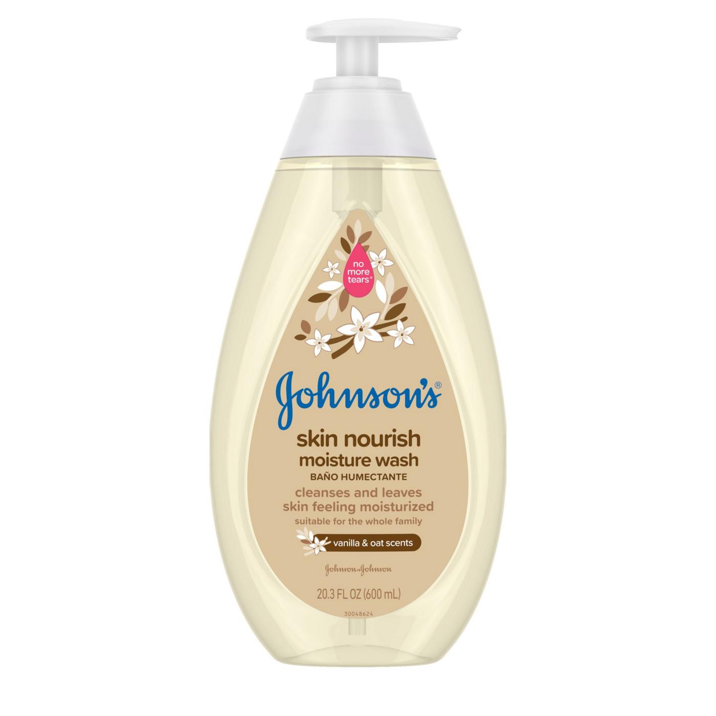 Johnson's Baby Nourishing Moisture Wash with Vanilla & Oat; image 1 of 8