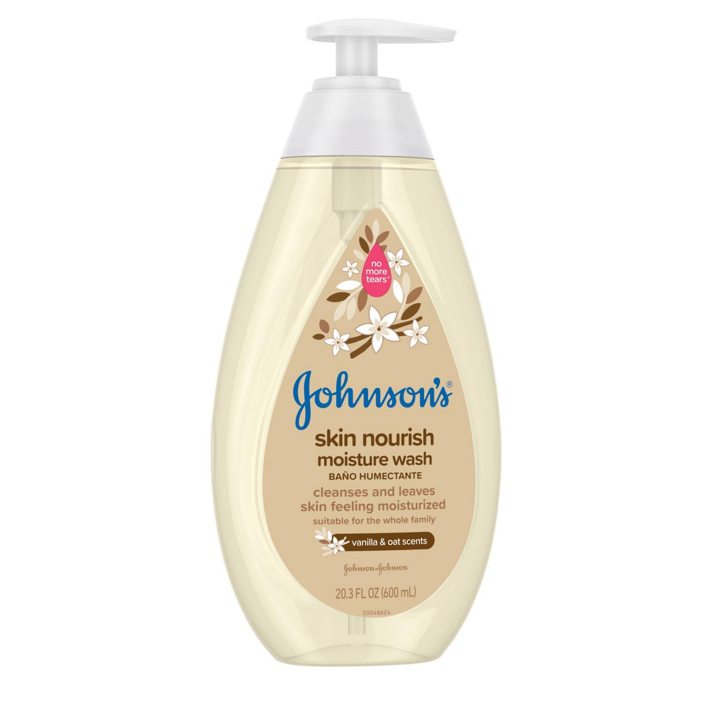 Johnson's Baby Nourishing Moisture Wash with Vanilla & Oat; image 2 of 5