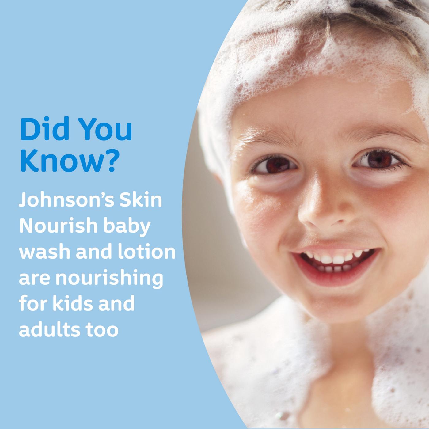 Johnson's Baby Nourishing Moisture Wash with Vanilla & Oat; image 3 of 8