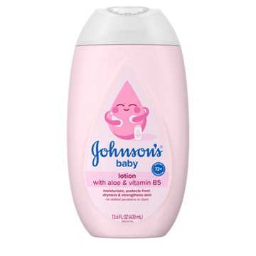 Johnson's Baby Moisturizing Pink Lotion with Coconut Oil, 13.6 oz