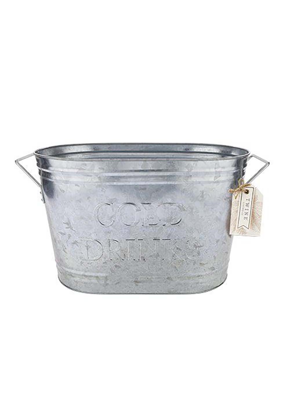 Twine Cold Drinks Galvanized Metal Tub; image 2 of 2