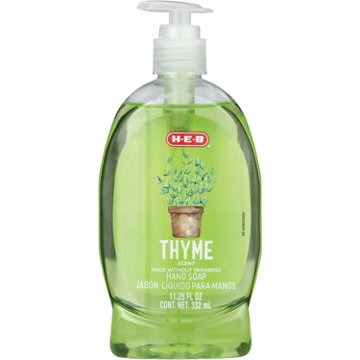 H-E-B Liquid Hand Soap - Thyme, 11.25 oz